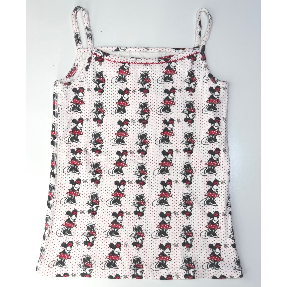 Hanna Andersson Disney Minnie Mouse Polka Dot Cami Tank Top Kids Large Kidcore